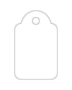 Visačky pro označení zboží, bílá,18 x 29mm, APLI