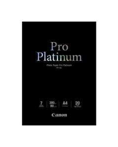 PT-101 Fotografický papír, do inkoustové tiskárny, A4, 300 g, lesklý, 20 listů, CANON