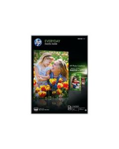 Fotografický papír, do inkoustové tiskárny, lesklý, A4, 200g, HP
