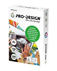 Xerografický papír, pro digitální tisk, A4, 100 g, 500 listů, PRO-DESIGN PRDES100X439(441)