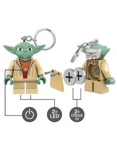 Klíčenka s LED osvětlením "Star Wars Yoda", LEGO LGL-KE11H