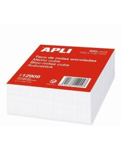 Papírové bločky v kostce, 100 x 100 mm, 500 listů, APLI