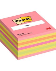 Samolepicí bloček "Lollipop pink", mix barev, 76 x 76 mm, 450 listů, 3M POSTIT 7100200378