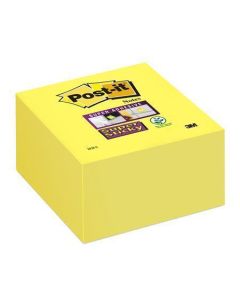 Samolepicí bloček "Super Sticky", ultra žlutá, 76 x 76 mm, 350 listů, 3M POSTIT 7100265573