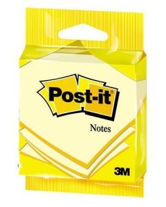 Samolepicí bloček, žlutá, 76 x 76 mm, 100 listů, blistr, 3M POSTIT 7100172243