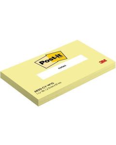 Samolepicí bloček, žlutá, 76 x 127 mm, 100 listů, 3M POSTIT 7100317839