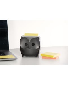 Zásobník na samolepicí bločky "Z", "Owl", černá, + 2 bločky, 3M POSTIT 7100322315