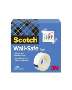 Lepicí páska "Wall-Safe", 19 mm x 33 m, odnímatelná, 3M SCOTCH 7100338654