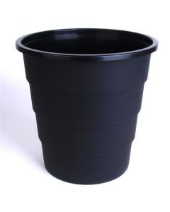 Odpadkový koš, černá, 15 l, VICTORIA