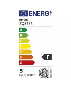 LED žárovka EMOS Lighting GU10, 220-240V, 4.2W, 333lm, 3000k, teplá bílá, 30000h, Classic MR16 52x50x50mm