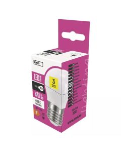 LED žárovka EMOS Lighting E27, 220-240V, 5W, 470lm, 4000k, neutrální bilá, 30000h, Mini Globe 45x74mm