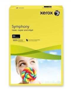 Xerografický papír "Symphony", tmavě žlutá, A4, 80 g, 500 listů, XEROX 003R93952
