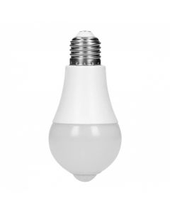 LED žárovka Virone E27, 230V, 12W, 1480lm, 4000k, neutrální bílá, 25000h, se senzorem pohybu