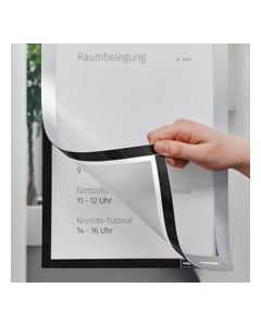 Magnetoplan Magnetofix samolepící magnetický rámeček A4 stříbrný (2ks)