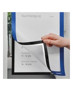 Magnetoplan Magnetofix samolepící magnetický rámeček A4 modrý (2ks)