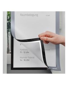 Magnetoplan Magnetofix samolepící magnetický rámeček A4 šedý (2ks)