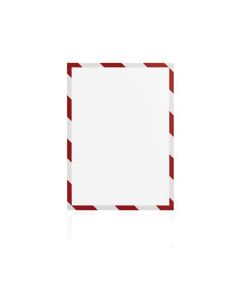 Magnetoplan Magnetofix magnetický rámeček A4 bezpečnostní červeno-bílý (5ks)