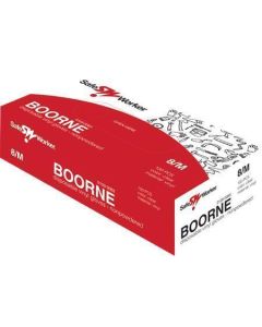 Ochranné rukavice "Boorne", jednorázové, vinylové, velikost M/8, bez pudru, 100 ks, 109008399080