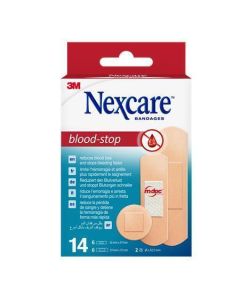 Náplast na zastavení krvácení "Nexcare Blood Stop", 14ks/balení, 3M