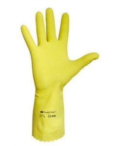 Pracovní rukavice, latex, velikost 7, žluté