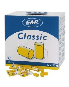 Zátky do uší, z měkké pěny, 250 ks, "Ear Classic"