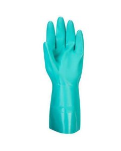 Ochranné rukavice "Nitrosafe", nitrilové, chemicky odolné, dlouhý rukáv, vel. L, A810GNRL