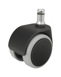 Kolečka pro herní židle, pogumované černá, průměr čepu: 11mm, v balení 5ks