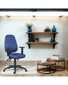 Powerton ERGO ANNA Kancelářské ergonomické křeslo, Modré