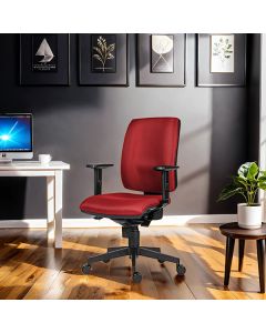 Powerton ERGO HANA Kancelářské ergonomické křeslo, Červené