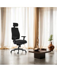 Powerton ERGO JANA Kancelářské ergonomické křeslo, Černé