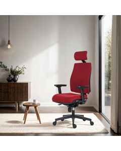 Powerton ERGO JANA Kancelářské ergonomické křeslo, Červené