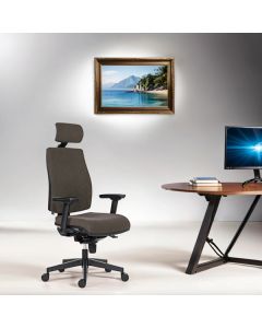 Powerton ERGO JANA Kancelářské ergonomické křeslo, Šedé