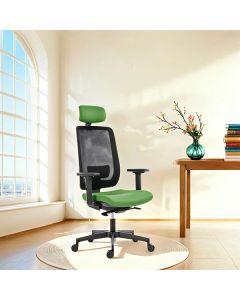 Powerton ERGO LUCIE Kancelářské ergonomické křeslo, Zelené