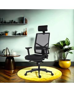 Powerton ERGO MARIE Kancelářské ergonomické křeslo, Černé