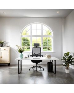 Powerton ERGO MARIE Kancelářské ergonomické křeslo, Tmavě šedé