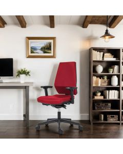Powerton ERGO SIMA Kancelářské ergonomické křeslo, Červené