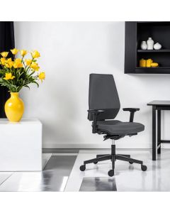 Powerton ERGO SIMA Kancelářské ergonomické křeslo, Šedé