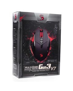A4Tech Bloody V7 Myš drátová, černá, 3200DPI