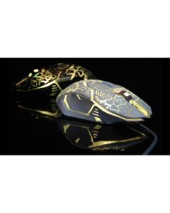 E-blue Auroza Gaming Myš drátová, bílá, 4000DPI, e-box