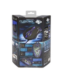 E-blue Auroza Myš drátová, černá, 3500DPI