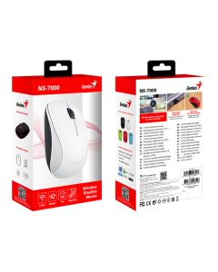 Genius NX-7000 Myš bezdrátová, bílá, 1200DPI
