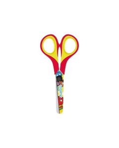 Nůžky "GOOD VIBES", červená/žlutá, dětské, 13 cm, MITAMA 61286-90166
