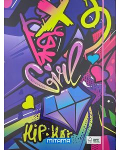 Desky s gumičkou "Fantasy colors", Music Sticker, MITAMA 61906-90026