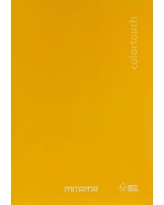 Sešit "Color Touch", A5, linkovaný, 40+2 listů, žlutá, MITAMA 62002-90221