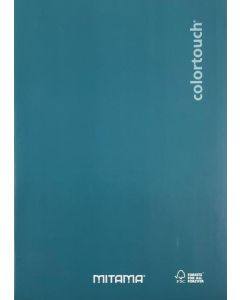 Sešit "Color Touch", A5, linkovaný, 40+2 listů, tm.zelená, MITAMA 62002-90222