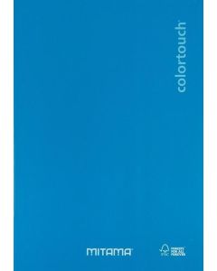 Sešit "Color Touch", A5, linkovaný, 40+2 listů, cyan, MITAMA 62002-90223