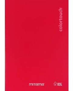 Sešit "Color Touch", A5, linkovaný, 40+2 listů, červená, MITAMA 62002-90226