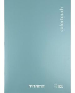 Sešit "Color Touch", A5, čtverečkovaný, 40+2 listů, tyrkysová, MITAMA 62003-90229