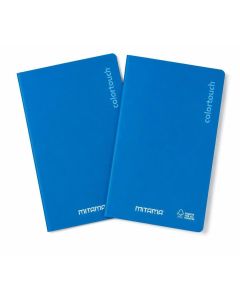 Sešity "Color Touch", 2ks, A4, čtverečkovaný, 40+2 listů, cyan, MITAMA