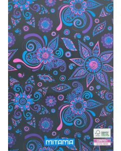 Sešit "Fantasy colours", A4+, linkovaný s okraji, 52+2 listů, Mandala, MITAMA 62167-90057